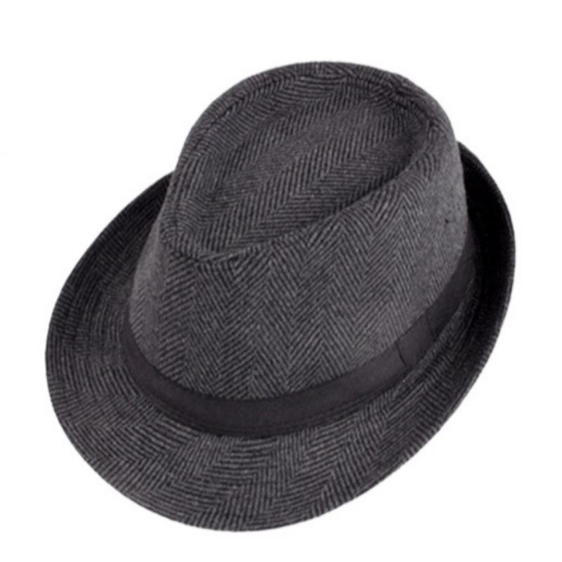 หมวกปานามาผ้า fedora  สต็อคส่งจากไทย
