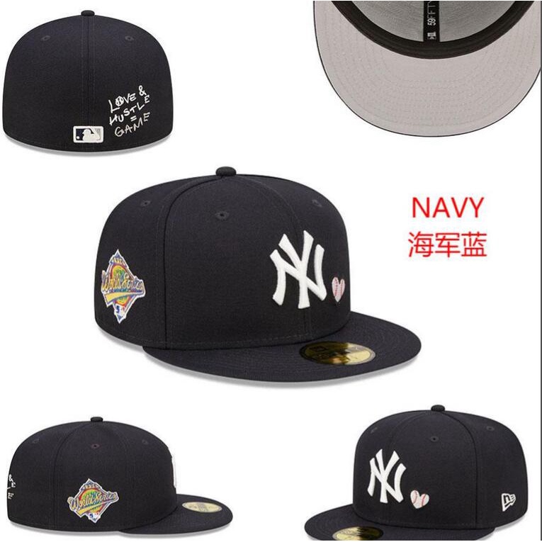 หมวกผ้าฝ้าย ปักลาย MLB LA Chicago White Sox NY แฟชั่นฤดูร้อน สําหรับผู้ชาย และผู้หญิง