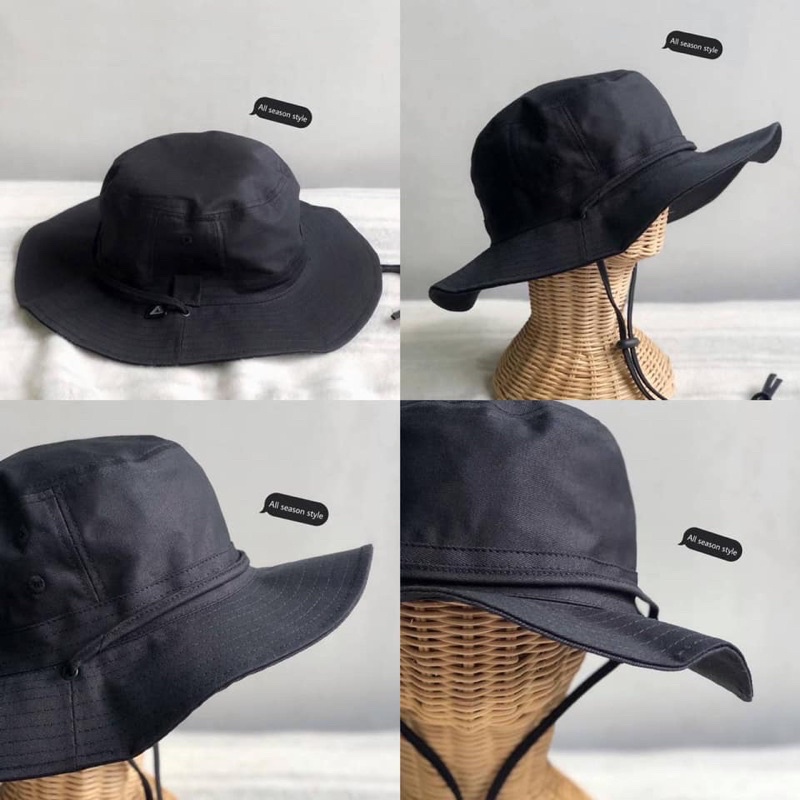 หมวกเดินป่า Hiking Hat  ปีกรอบ มีสายรัดคาง