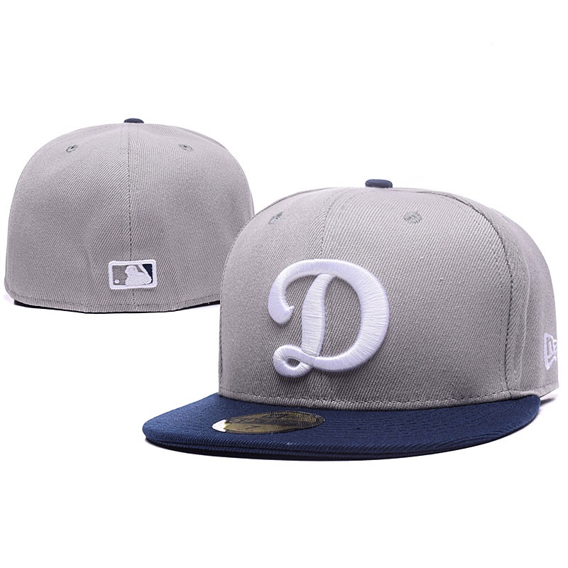 หมวกแก๊ปแฟชั่น MLB LA DODGERS Los Angeles 59 สไตล์ฮิปฮอป สําหรับผู้ชาย ผู้หญิง 3