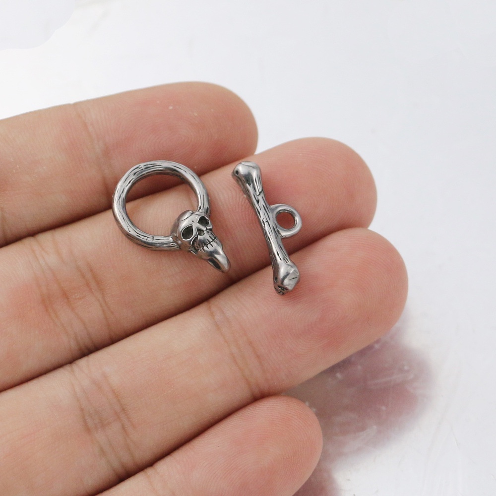 หัวเข็มขัดสเตนเลส OT สําหรับเชื่อมต่อเครื่องประดับ สร้อยคอ สร้อยข้อมือ diy
