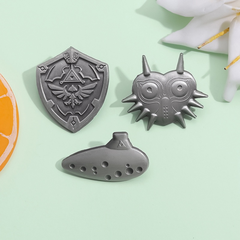 เข็มกลัด รูป Legend of Zelda Enamel ของที่ระลึกเกม เข็มกลัดปกเสื้อ สําหรับเพื่อน