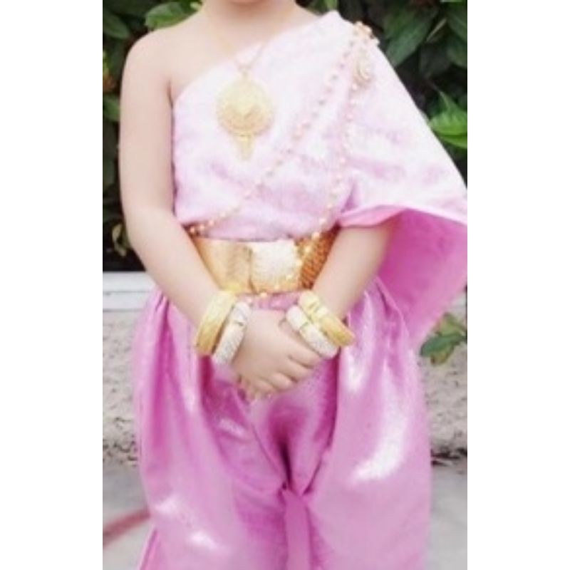 เข็มขัด เข็มขัดเกร็ดปลา เครื่องประดับชุดไทย