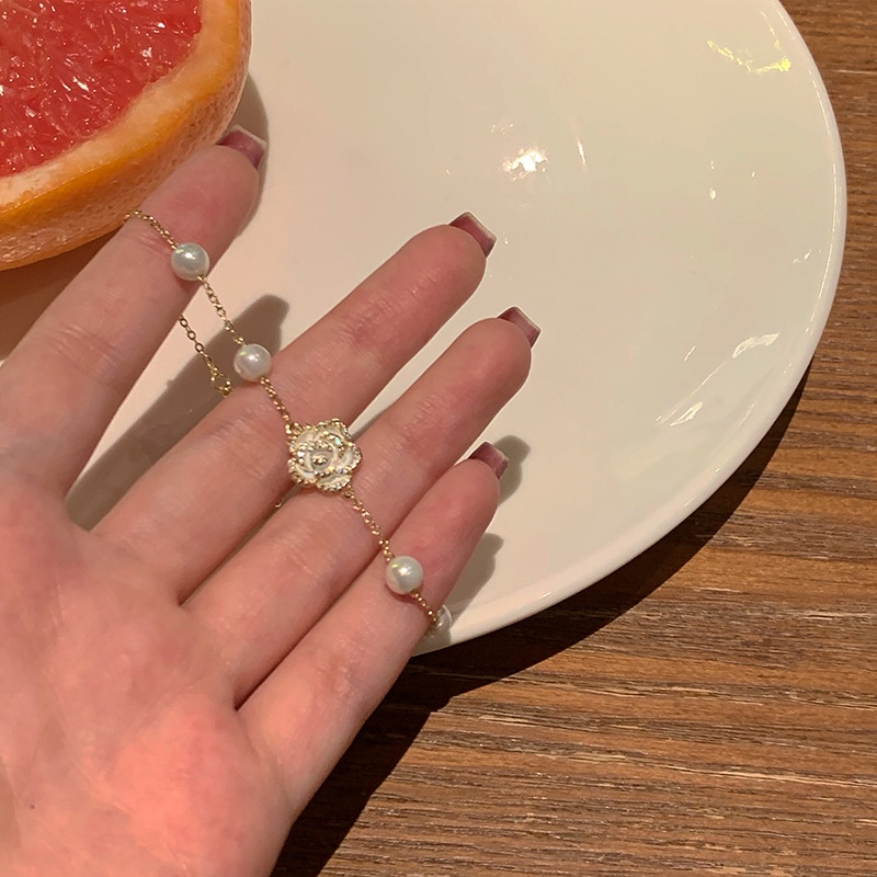 เครื่องประดับ สร้อยคอ สร้อยข้อมือ ประดับไข่มุก คุณภาพสูง แฟชั่นเกาหลี สําหรับผู้หญิง