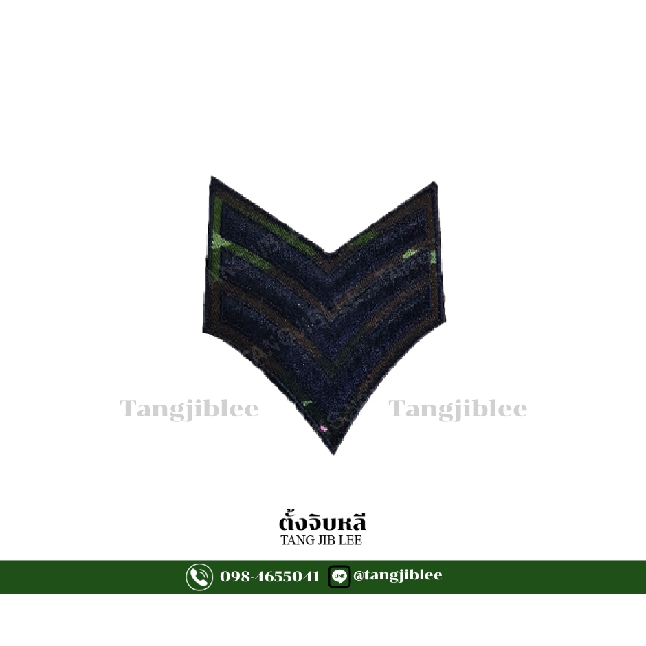 เครื่องหมายยศผ้าชุดฝึกลายพรางดิจิตอล ทหารบก สิบตรี-โท-เอก, ร้อยตรี-โท,พันตรี-พันเอกพิเศษ