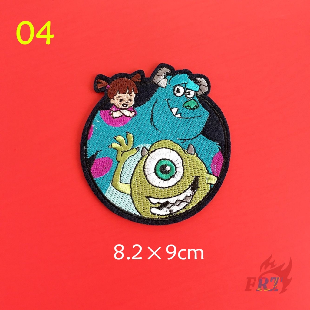 แผ่นป้ายการ์ตูน ลาย Disney: Monsters, Inc. - Series 03 สำหรับติดตกแต่งเสื้อผ้า