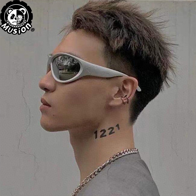 แว่นตากันแดด Y2K ป้องกันรังสียูวี แฟชั่น สําหรับขี่จักรยาน