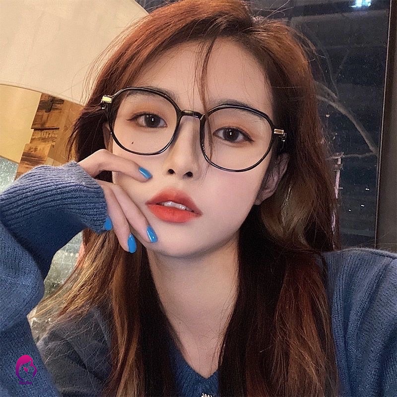 แว่นทรงเกาหลี แว่นกรองแสงแท้ แว่นทรง 6 เหลี่ยม สีพาสเทล แว่นสายตา