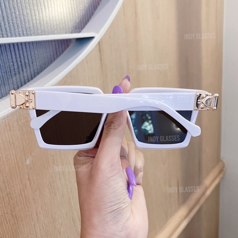 แว่นวินเทจ แว่นหลุยส์ แว่นกันแดด สีดำ สุดฮิต พร้อมส่งจากไทย TH แว่นตาวินเทจ แว่นแฟชั่น