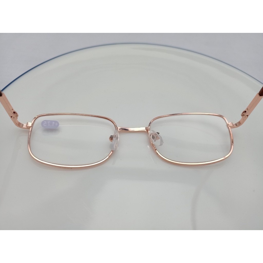 แว่นสายตายาว แว่นตากรอบโลหะ ขาสปริง น้ำหนักเบา  ใส่สบาย N.900# diy2564