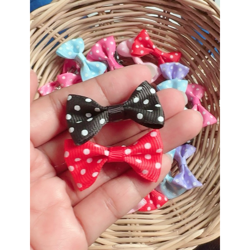โบว์จิ๋ว โบว์ติดผม กิ๊บติดผมขนาดเล็ก [ราคา/ชิ้น]