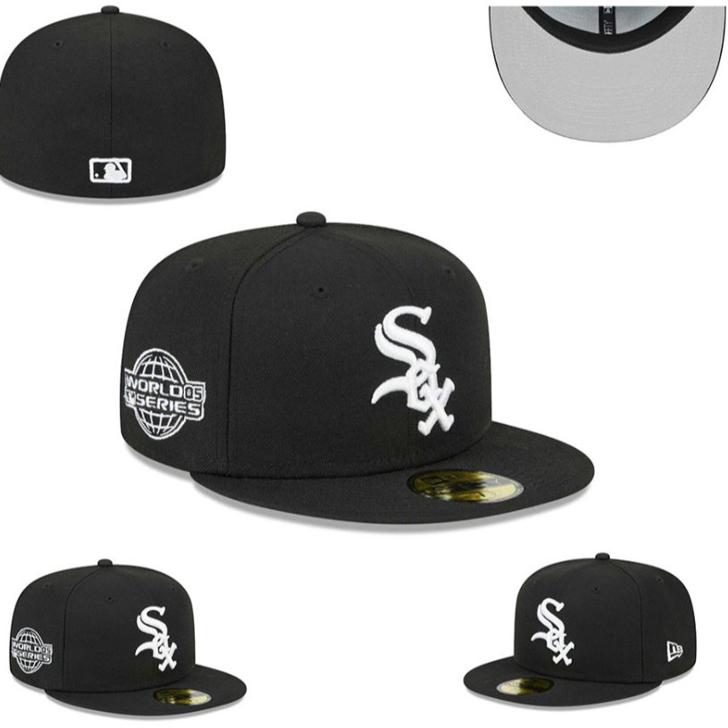 ใหม่ หมวกกีฬา ปักลาย MLB Chicago สีขาว คุณภาพสูง สําหรับผู้ชาย และผู้หญิง