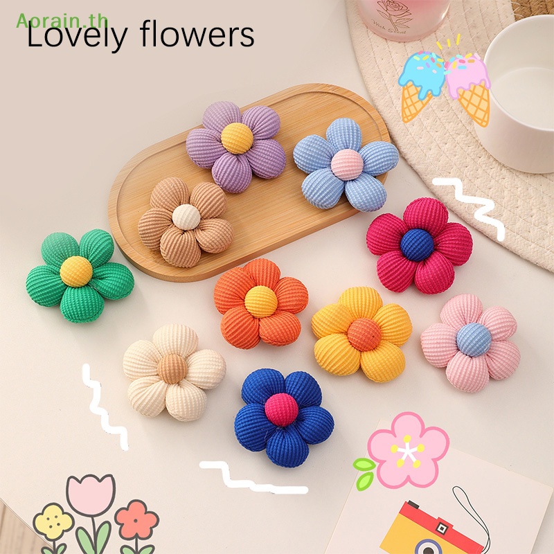 # ใหม่ เข็มกลัด ลายดอกไม้น่ารัก แฮนด์เมด DIY สําหรับตกแต่งเสื้อผ้า กิ๊บติดผม
