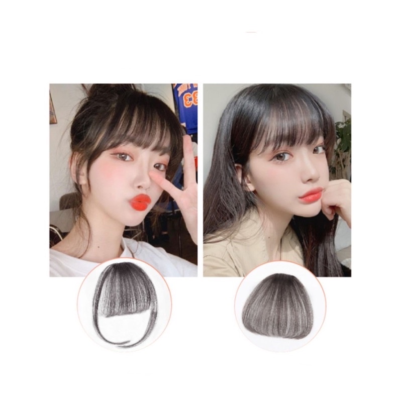 ‼พร้อมส่ง‼ แฮร์พีชหน้าม้าซีทรู สไตล์คุณหนู แบบมีจอนและรุ่นไม่มีจอน