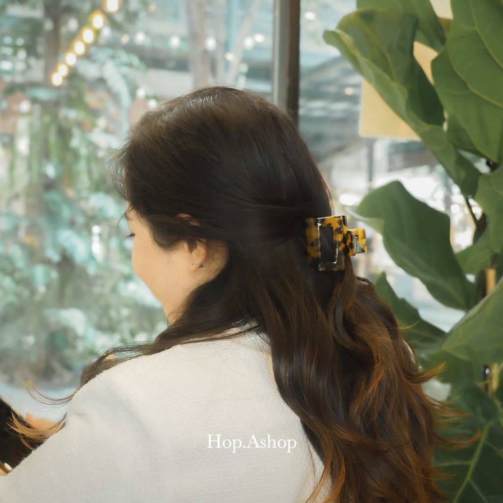 ‼️ลดทั้งร้าน 19฿‼️กิ๊บ Chunky Hair Clip ที่หนีบผม [The Marble Collection] กิ๊บลายหินอ่อนสไตล์เกาหลี| Hop.Ashop