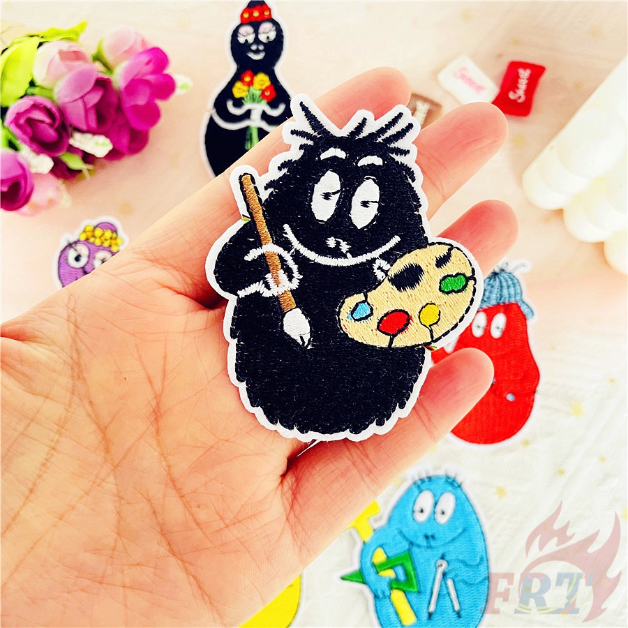 ☸ การ์ตูน: Les Barbapapa Series 02 Iron on Patch ☸ แผ่นแพทช์รีดติดเสื้อ Diy จํานวน 1 ชิ้น