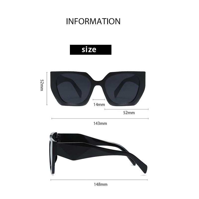 【พร้อมส่ง】COD ใหม่ แว่นตากันแดด กรอบสีส้ม ทรงสี่เหลี่ยม เหมาะกับทุกเพศ ทุกวัย