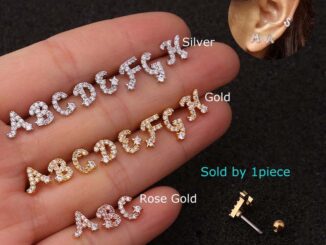 ต่างหูเจาะหูสําหรับ helix dath rook pin 1 ชิ้น