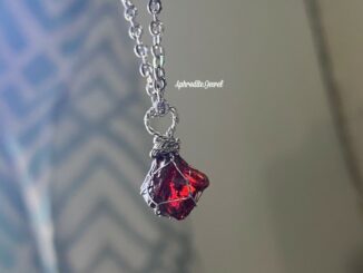 จี้หินแท้ โกเมน หินดิบการ์เน็ต Garnet ❤️ (ราศีมังกร)