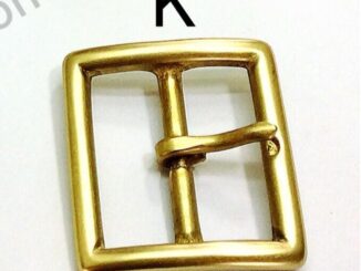 BR019-K หัวเข็มขัดทองเหลือง ขนาด 38มิลหรือ 1.5นิ้ว แบบ K** ราคาต่อชิิ้น**
