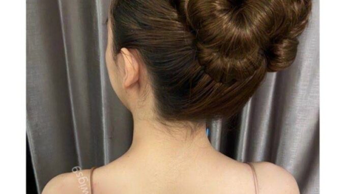 มวยผม มวยผมปลอม แบบกิ๊บ ใช้งานง่าย สวยเนียนเป็นธรรมชาติ มวยเกล้าผม ทำจากไหมเกาหลีแท้100% กิ๊บงับช่อ 7 ดอก วิกผมเกล้า