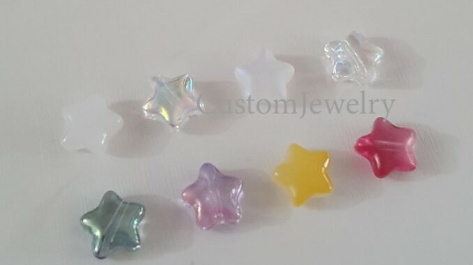 ลูกปัดแก้วจิ๋ว ดาว พรีเมี่ยม DIY Handmade Jewelry (ซองละ10เม็ด) ลูกปัดแก้วจิ๋ว ดาว พรีเมี่ยม DIY Handmade Jewelry (ซองละ10เม็ด)