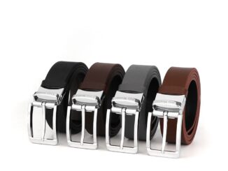 Louis Montini (Once Upon A Forrest) เข็มขัดผู้ชาย Men Belt เข็มขัดหนังวัวแท้หัวหมุน MGN237