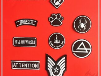☸ Classic Black - Punk Iron-on Patch ☸ 1Pc DIY Sew on Iron on Badges Patches