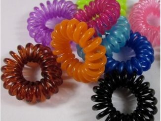 ยางรัดผม แบบเกลียว ขนาดเล็ก สไตล์เกาหลี สุ่มสี