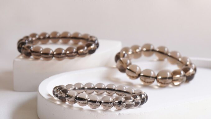 SMOKY QUARTZ หินสโมกกี้ควอตซ์ เลือกขนาดเม็ดหินได้ (4-12 มม.)หินแห่งอำนาจ และโชคดี สร้อยข้อมือหินแท้ by siamonlineshop SMOKY QUARTZ หินสโมกกี้ควอตซ์ เลือกขนาดเม็ดหินได้ (4-12 มม.)หินแห่งอำนาจ และโชคดี สร้อยข้อมือหินแท้ by siamonlineshop