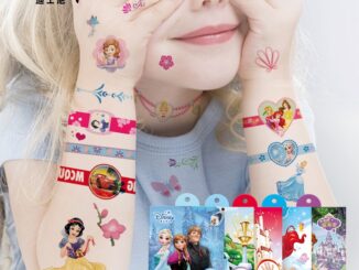 สติกเกอร์รอยสัก ลายการ์ตูน สำหรับเด็ก，สติกเกอร์ลายการ์ตูน，สติ๊กเกอร์รอยสัก， tattoo stickers Avengers cars PAW Patrol Disney แอเรียล