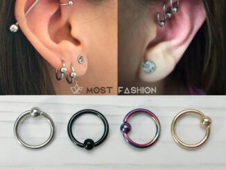 จิวห่วง จิวหูสแตนเลส แบบห่วง จิวจมูก จิวปาก JE009