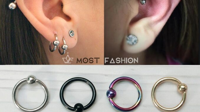 จิวห่วง จิวหูสแตนเลส แบบห่วง จิวจมูก จิวปาก JE009