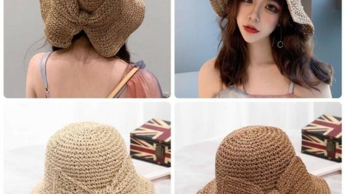 [พร้อมส่งจากไทย] หมวกบักเก็ต ปีกกว้าง ผู้หญิง