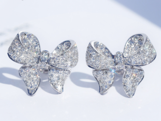 SAPPHIRE 925 ต่างหูไพลินสีขาวสําหรับผู้หญิง