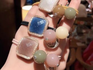 พร้อมส่ง เกาหลีทงแดมุนมิกกี้แหวนผมหัวสี่เหลี่ยมน่ารักเชือกหญิงเครื่องประดับผมสไตล์เกาหลียางรัดผมยืดหยุ่นสูง