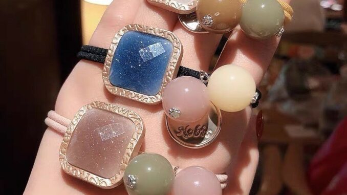 พร้อมส่ง เกาหลีทงแดมุนมิกกี้แหวนผมหัวสี่เหลี่ยมน่ารักเชือกหญิงเครื่องประดับผมสไตล์เกาหลียางรัดผมยืดหยุ่นสูง