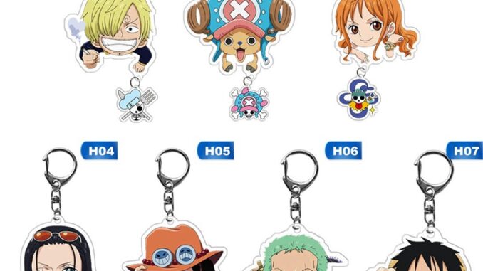 พวงกุญแจ จี้ลายการ์ตูน One Piece