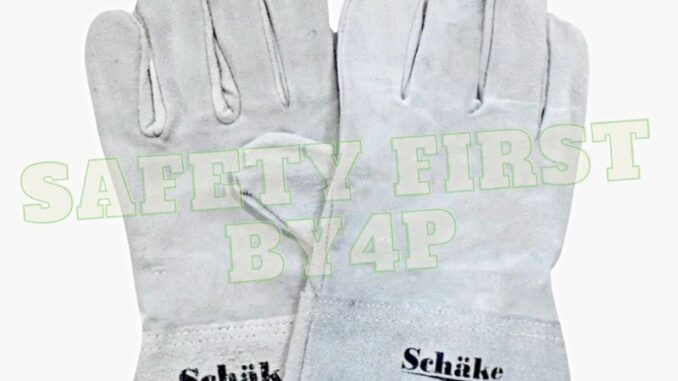 ถุงมือหนังสั้น ถุงมือจับเหล็ก SCHAKE ราคา 1 คู่