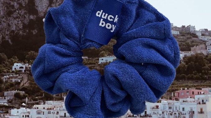 DUCKYBOY TOWEL MINI DONUT ยางมัดผม (มี6สี)