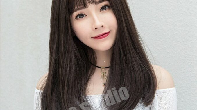 วิกผมตรงยาวหน้าม้าบาง 3 สี ปลอม Wig ราคาถูก วิกผมยาวทนความร้อนผมตรงคอสเพลย์