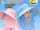 หมวกคลุมหน้าปีกกว้างกันแดดกันลมกันฝุ่น Shawl Sun Hat
