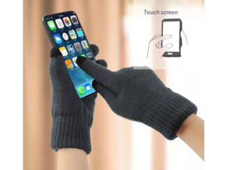 ถุงมือไหมพรมกันหนาวบุขน ทัชสกรีน ผู้ชาย