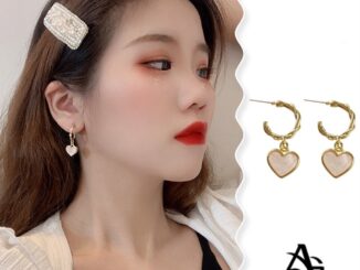 A HELLO GIRL ต่างหูสตั๊ด เรซิ่น รูปหัวใจ สีชมพูหวาน สไตล์มินิมอล แฟชั่นสําหรับผู้หญิง