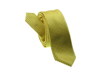 ANGELINO RUFOLO Necktie(NTSL-จุด016) เนคไทผ้าไหมทออิตาลี่คุณภาพเยี่ยม ดีไซน์ Dot สีเทา/เหลือง/แดง/กรมท่า/ชมพู/ฟ้า