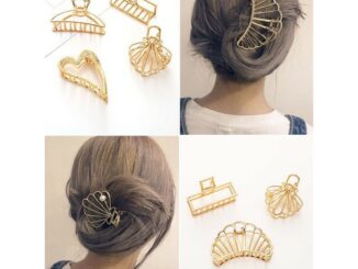 กิ๊บหนีบผมโลหะสีทองเงิน น่ารัก พร้อมส่ง   พร้อมส่งจากไทย