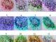 Flgo Chameleons ผงเรซิ่นรูปเมฆกลิตเตอร์สําหรับตกแต่งบ้าน