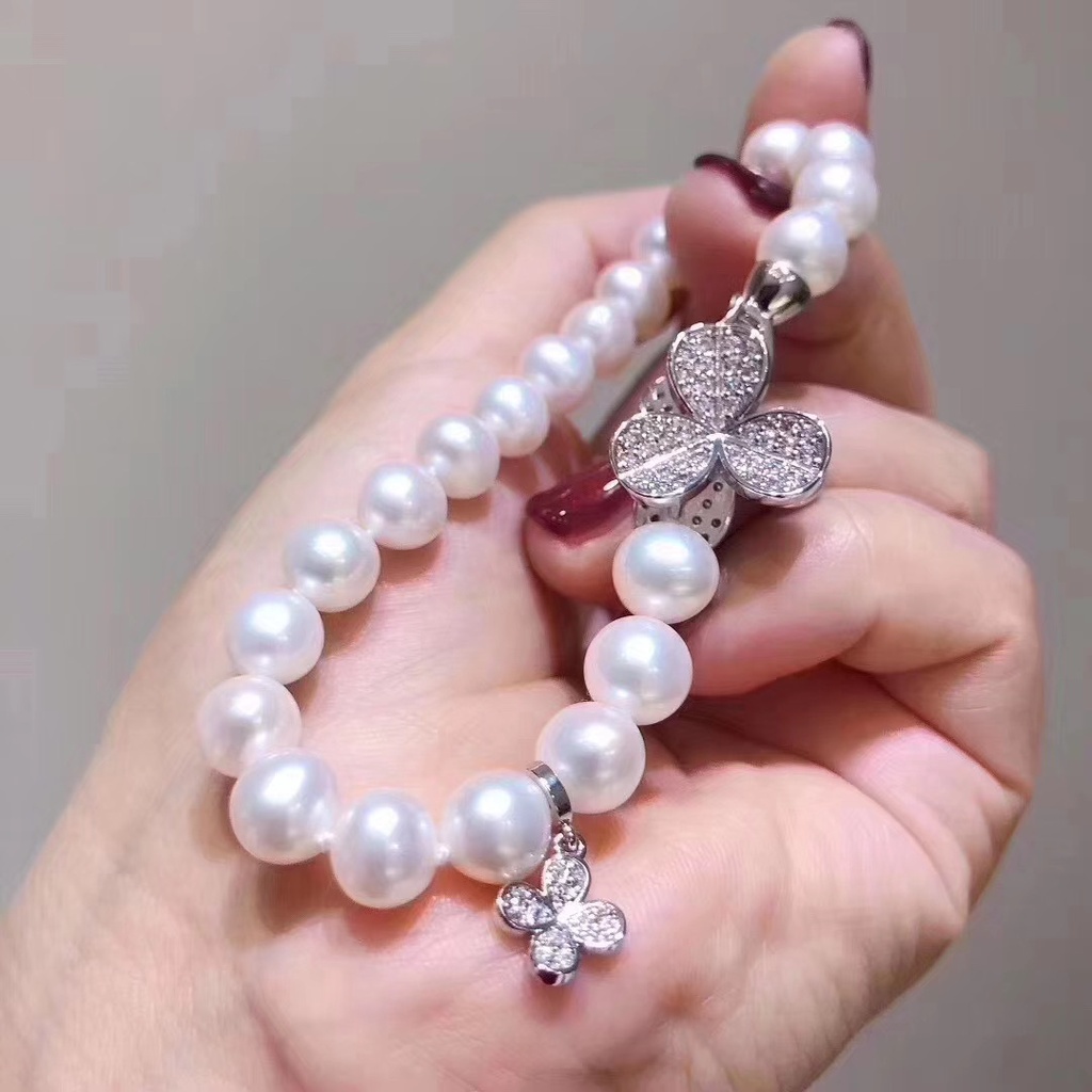 1 ชิ้น DIY อุปกรณ์เสริมทองแดงชุบทองมุกสร้อยคอสร้อยข้อมือเสื้อกันหนาวโซ่เข็มกลัดขายส่ง