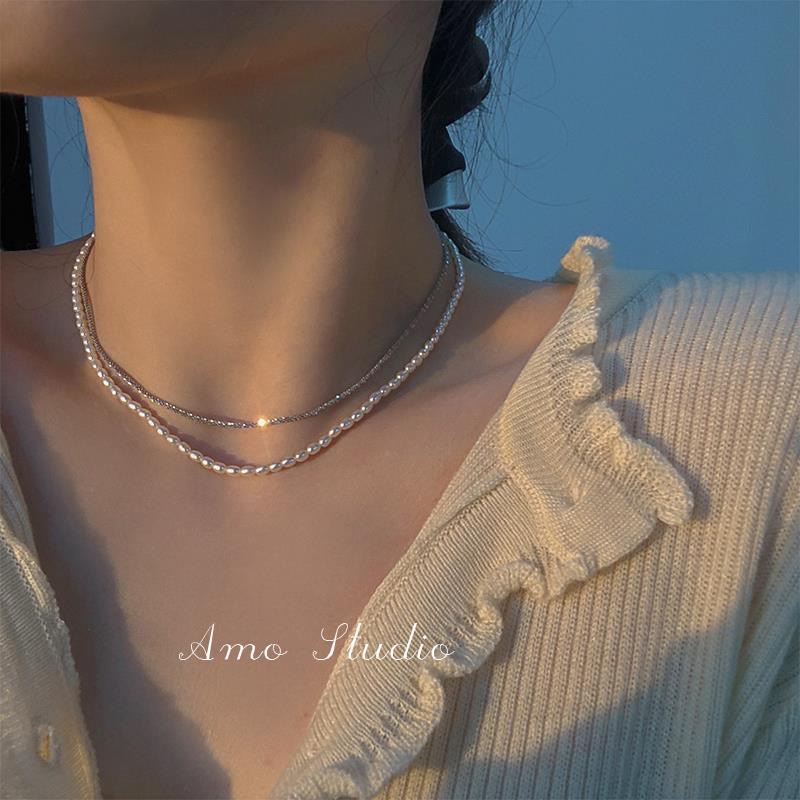 17KM เครื่องประดับสร้อยคอโซ่ทองจี้ผีเสื้อหัวใจสไตล์เกาหลี