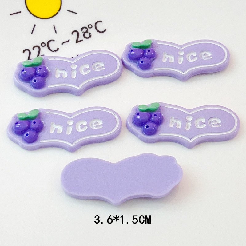[2 #] Jibbitz Crocs กิ๊บติดผม รูปผลไม้ เชอร์รี่ หัวใจ แบบยาว แวววาว DIY อุปกรณ์เสริม สําหรับเด็ก QP